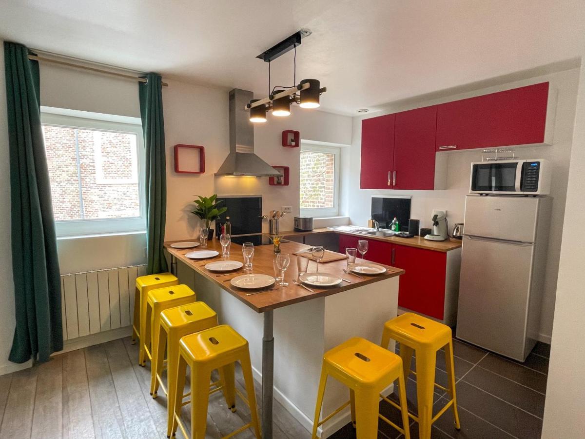 Superbe appartement-Sauna-Cinéma-Parking-Gare Amiens Esterno foto