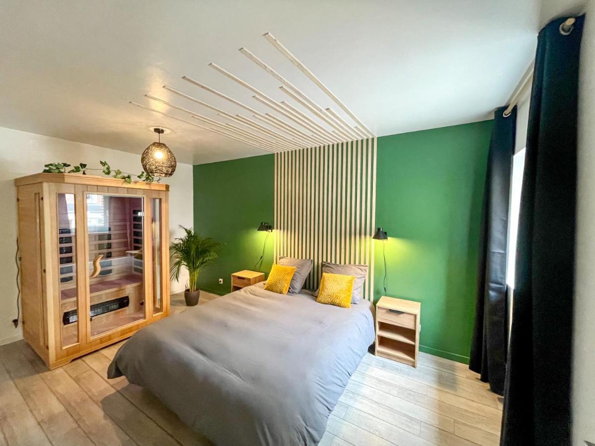 Superbe appartement-Sauna-Cinéma-Parking-Gare Amiens Esterno foto
