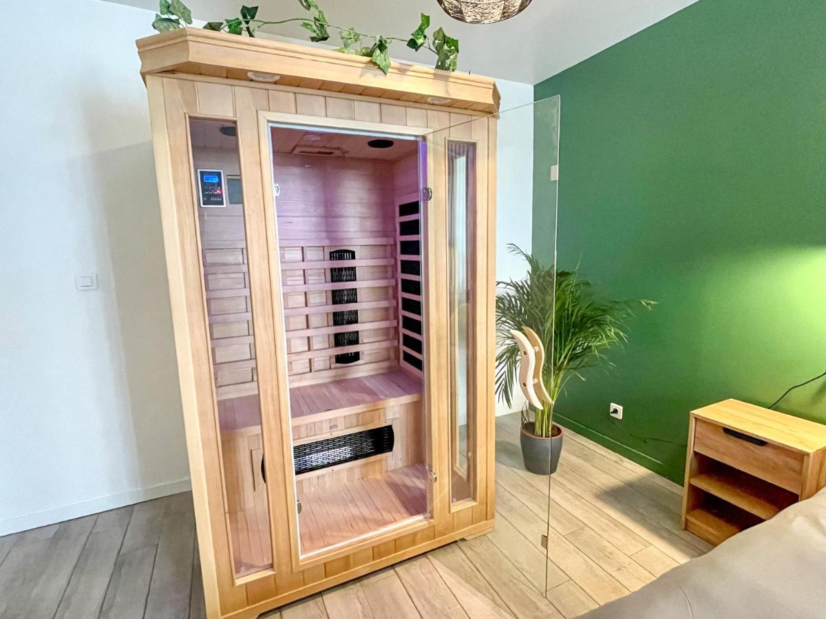 Superbe appartement-Sauna-Cinéma-Parking-Gare Amiens Esterno foto