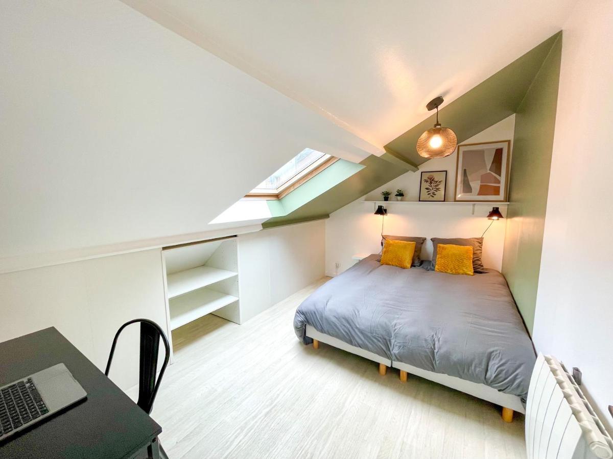 Superbe appartement-Sauna-Cinéma-Parking-Gare Amiens Esterno foto
