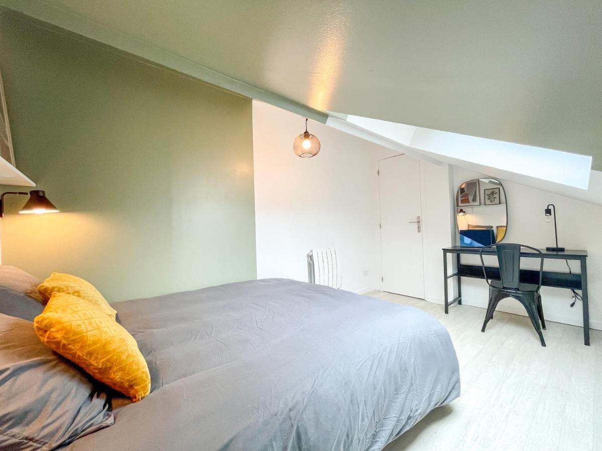 Superbe appartement-Sauna-Cinéma-Parking-Gare Amiens Esterno foto